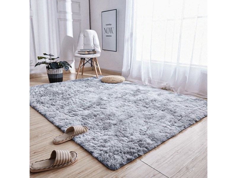 Strado matta Ombre Shaggy Strado 200x250 OmbreSilver (Ljusgrå)