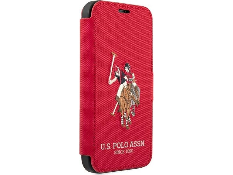 U.S. Polo Assn Us Polo Usflbkp12spugflre Iphone 12 Mini 5,4 "Red/Red Book Polo Embroidery Collection