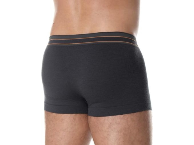 Brubeck BX10870 Men's boxer shorts ACTIVE WOOL graphite L