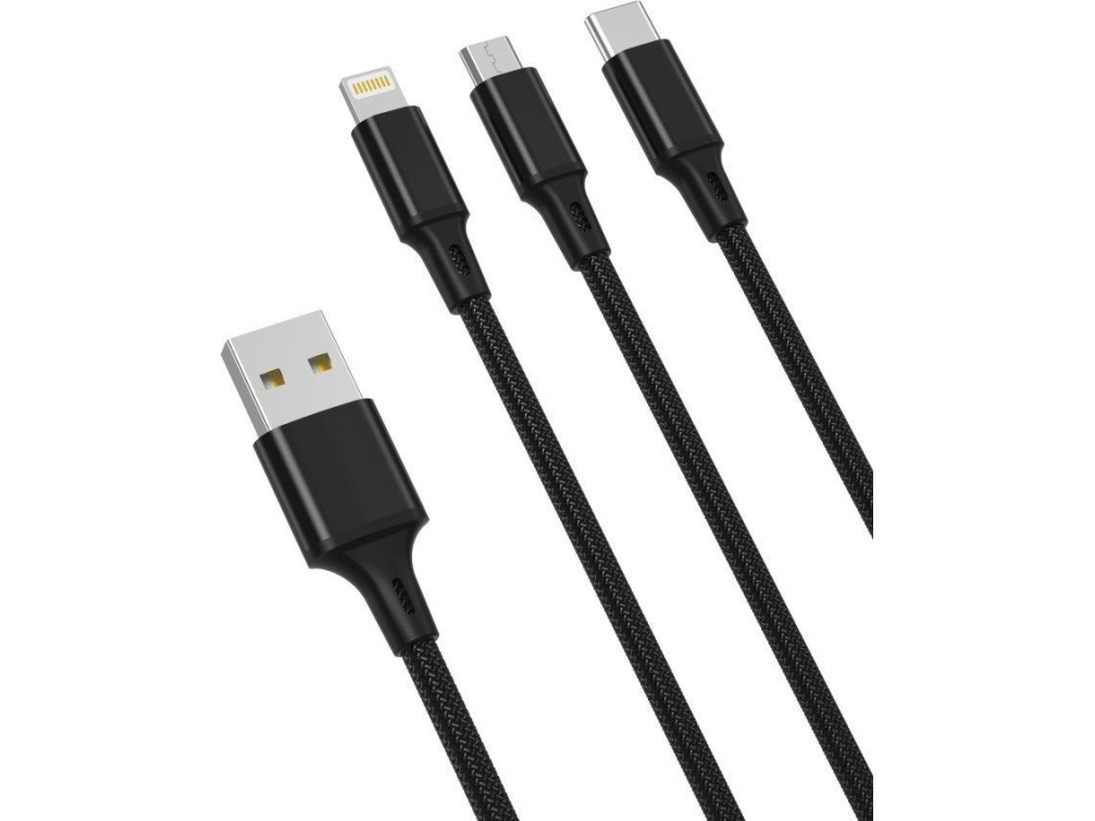 Usb-Kabel Xo Usb-C - Usb-C 1,2 M Sort (Nb173)