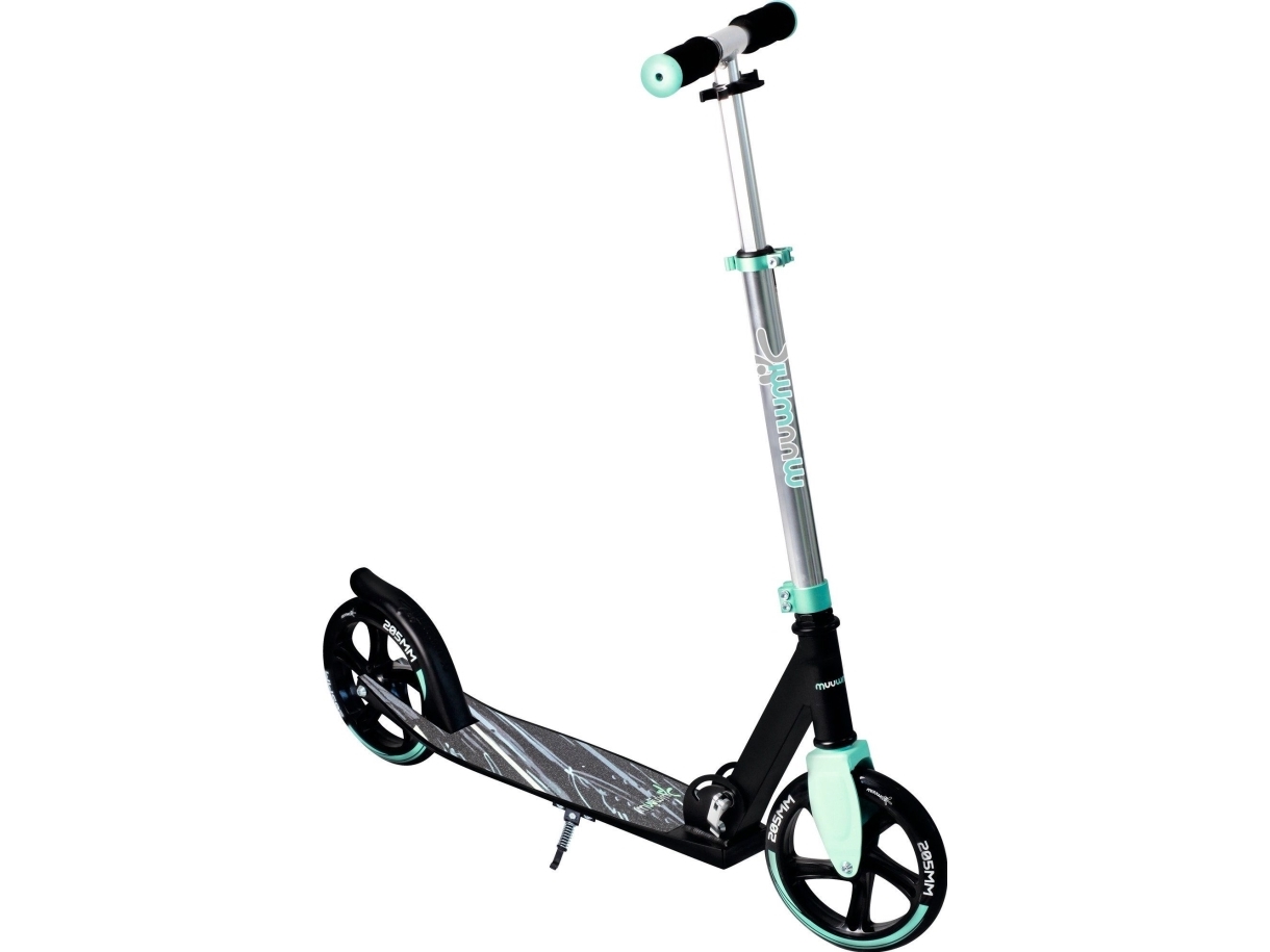 Akcija! Muuwmi Aluminium Scooter skrejritenis 205 mm tirkīza zils AU 566