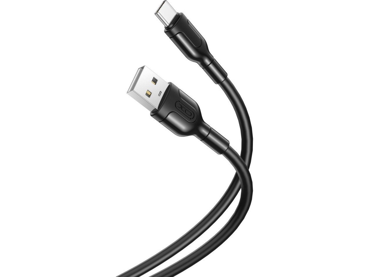 Xo Usb Til Usb-C Xo 2.1A-Kabel (Sort)