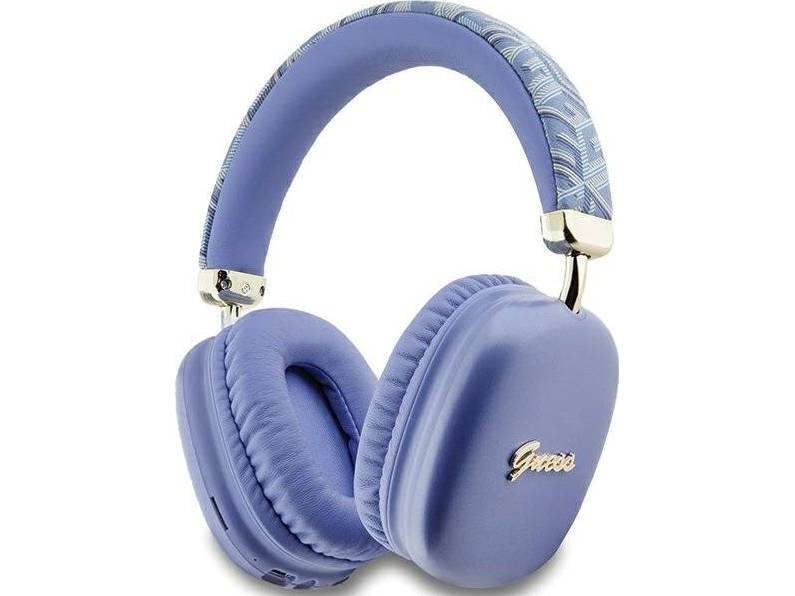 Guess Metallic Script Logo Hovedtelefoner Lilla (Gubhk1gctcsu)