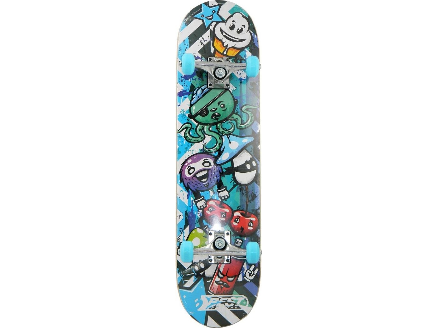 Skateboard Best Sporting træocotopus blue (303075)