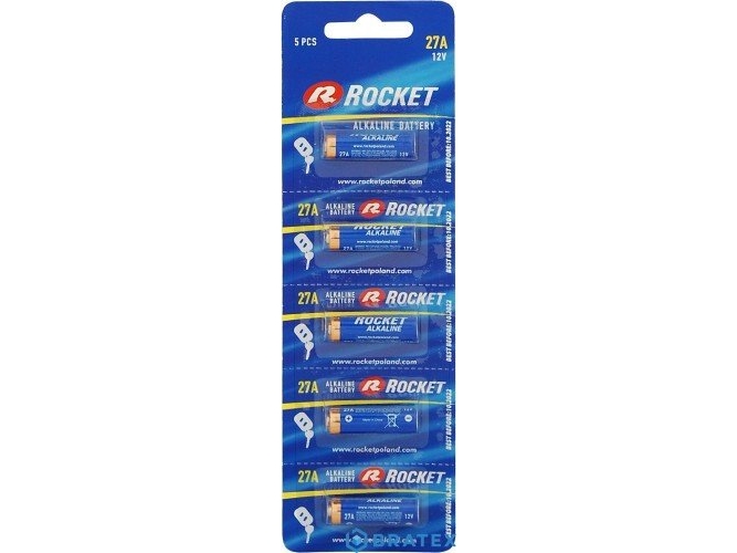 Rocket Lr27a-5Bb Blisterpakning Med 5 Stk (12V)