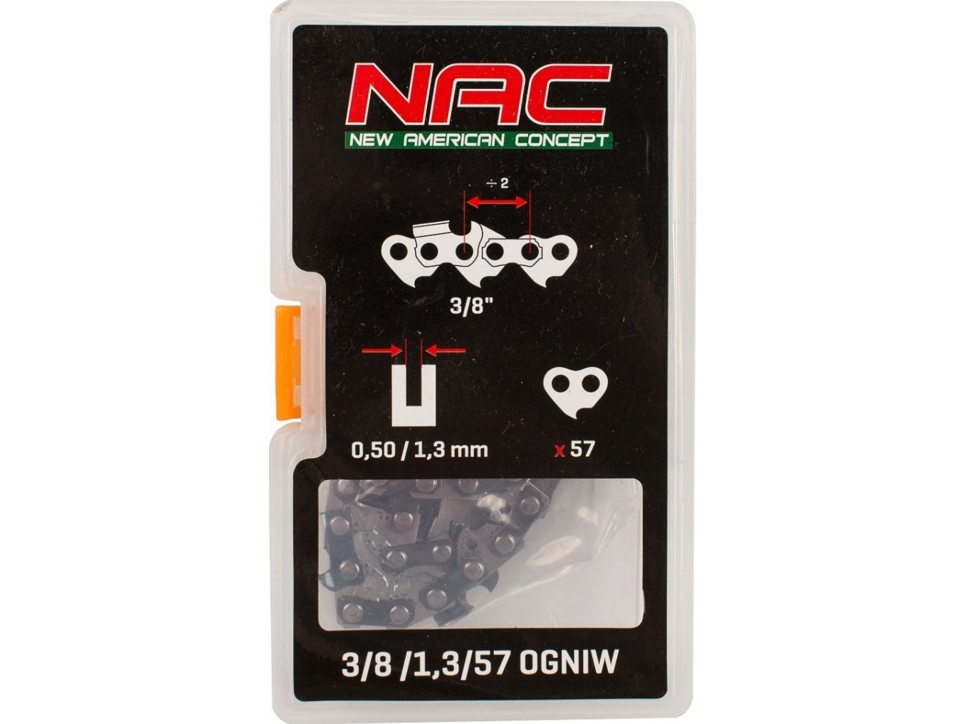 Nac Montavimo Grandinė 16" 57/3/8"/1.3 Yd-Kw05-38, Sps01-38, Ge-Cs38