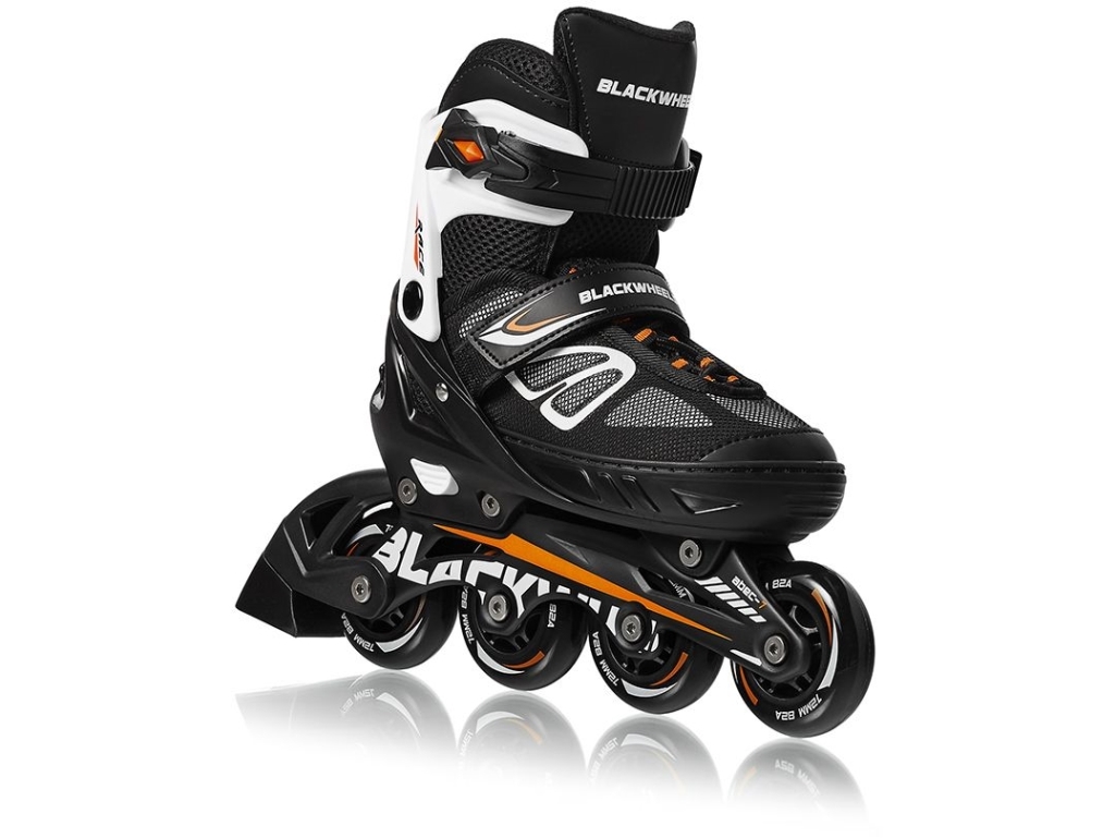 Blackwheels reguliuojami riedučiai Sonic juodos/oranžinės, 37-40