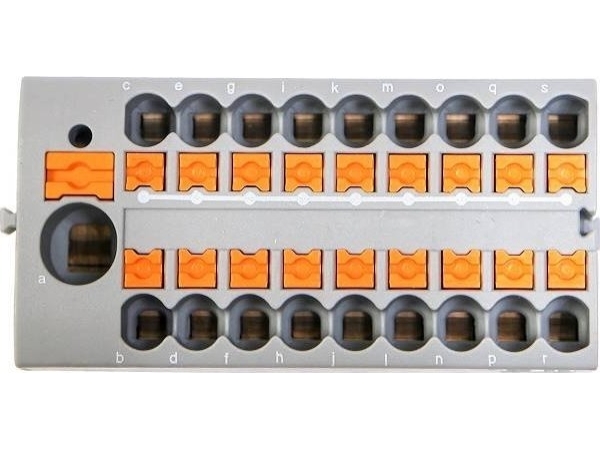 PHOENIX CONTACT Fördelningsblock grått, 18x2,5mm² + 6mm², möjlighet till ytterligare slingor, märkström 24A, monterad på DIN-skena | EL Artiklar - Elcentral - Klämmor & Rackklämmor | GameStuff