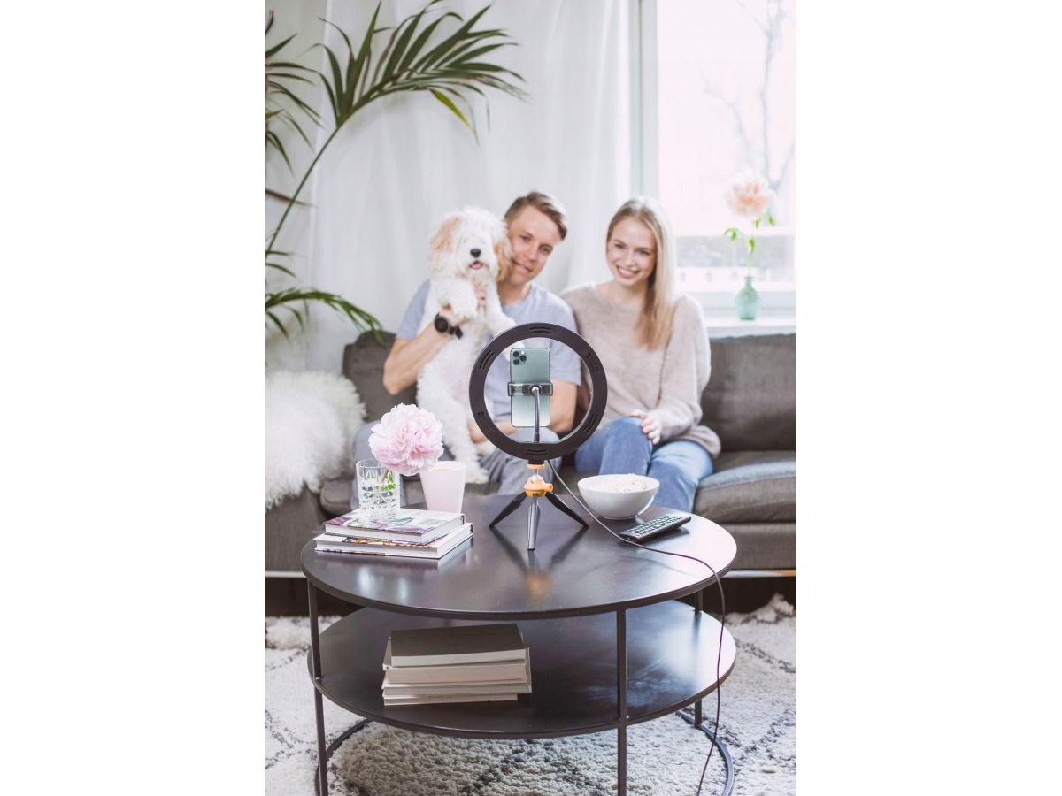 Kodak LED Ring Light Selphie 10'' SL001 + Statyw Pilot Czarny