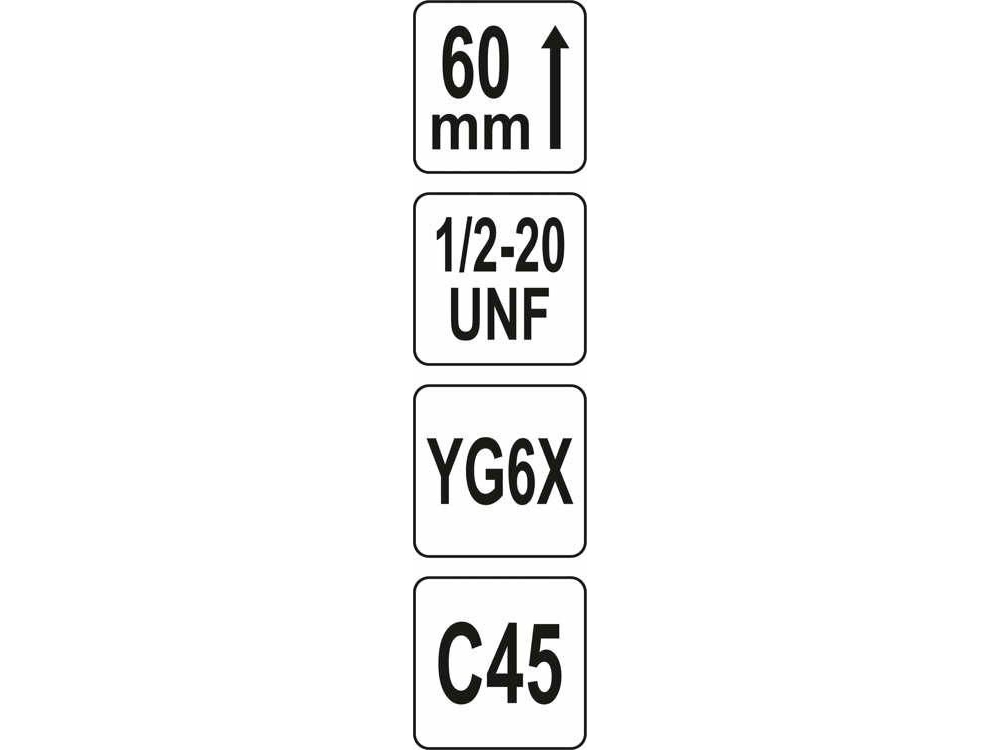 Yato universal TCT hulbor 22 mm 1/2 YT-43972