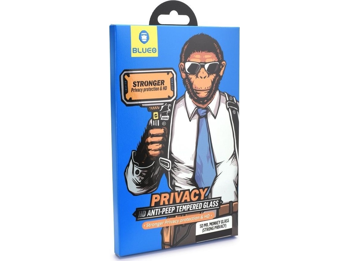 Partner Tele.Com Hærdet Glas 5D Mr. Monkey Glass - App Ipho X/Xs/11 Pro Sort (Strong Privacy)