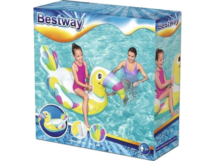 Bestway 41437, Flerfarvet, Badedyr, Mønster, PVC, Dreng/Pige, 45 kg