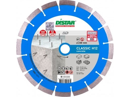 Di-Star Diamond Shield 1A1rss/C3-W 232X2,4/1,6X12x22,23-16 Classic H12
