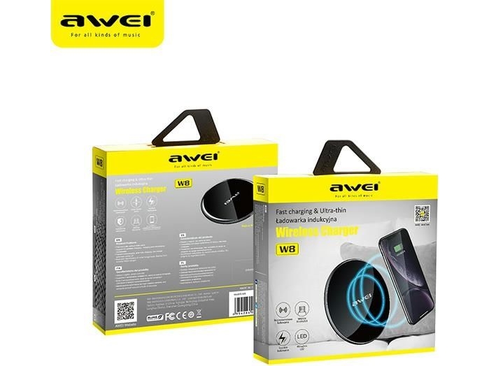 Charger Awei Awei W8 10W Induction Charger Black/Black