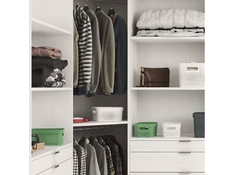 Curver Garderob Organiser Korg Genombruten Behållare Vit 17l CURVER universal | Leksaker - Kreativitet - Spela degen | GameStuff