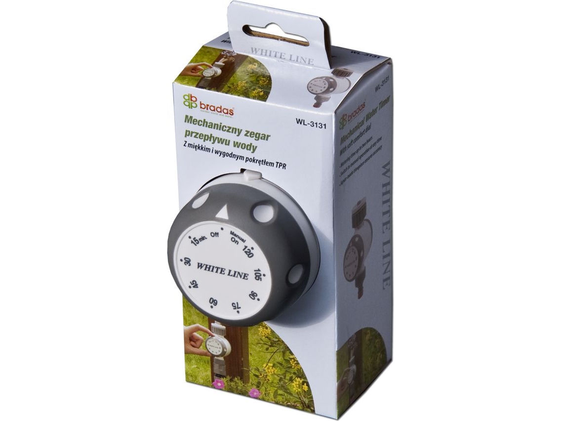 Bradas mekanisk ur til vandflow WHITE LINE WL-3131 1818