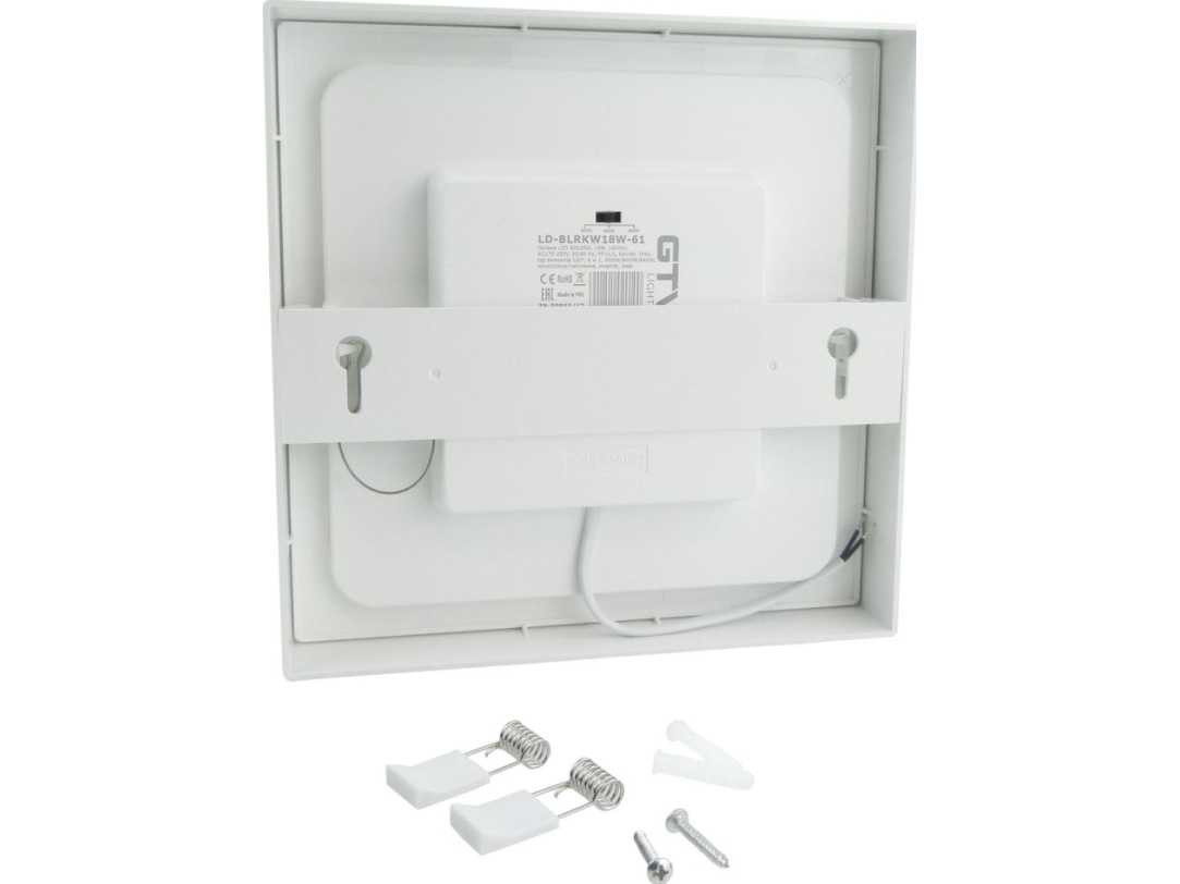 GTV LED downlight BOLERO GTV 0100, 18W, 3000K/4000K/6400K (tunable), 1600 lm, infälld/utanpåliggande panel | Belysning - Utomhusbelysning - Inbyggda spots | GameStuff