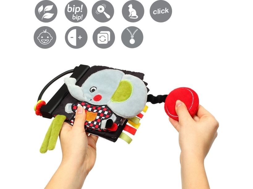 Baby Ono 779-DREAM TEAM C-MORE COLLECTION SENSORY BOOK