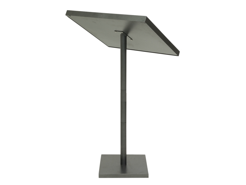 Securit® COATED STEEL LED informationsdisplay 135 til 6xA4, sort - komplet kit