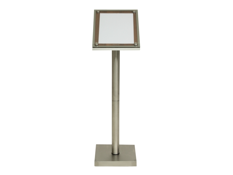 Securit Glass Star Informationsdisplay 85 Til 1Xa4, Valnød - Komplet Kit