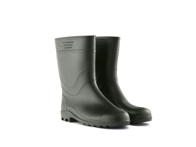 Mens rubber boots 300P, mid-length, green color, size 44 | Kläder & Säkerhet - Skodon - Säkerhetsgummistövlar | GameStuff