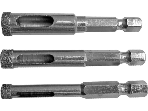 Diamantmejselborrset 6-10 mm - NORTON Mejselborrset 6/8/10 mm för våt- och torrborrning | Elverktyg - Tillbehör - Diamantborr | GameStuff