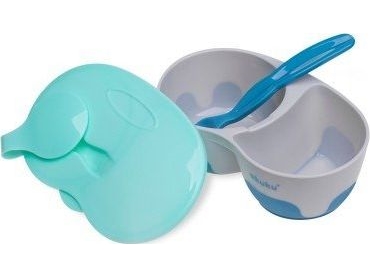 AKUKU Skål med två fack och sked | N - A | GameStuff