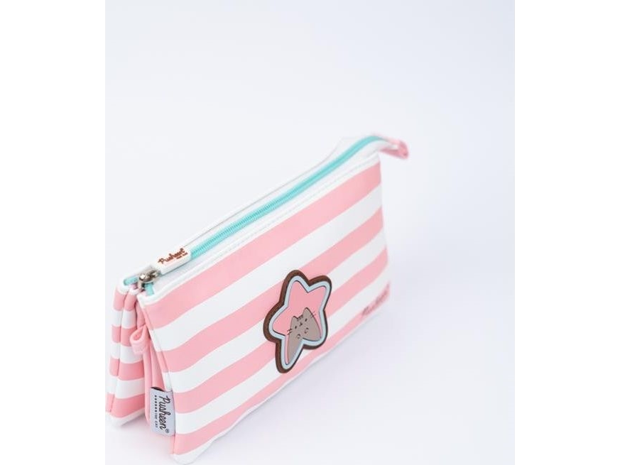 Pusheen Pusheen Pencil Case - A triple pencil case from the Rose Collection
