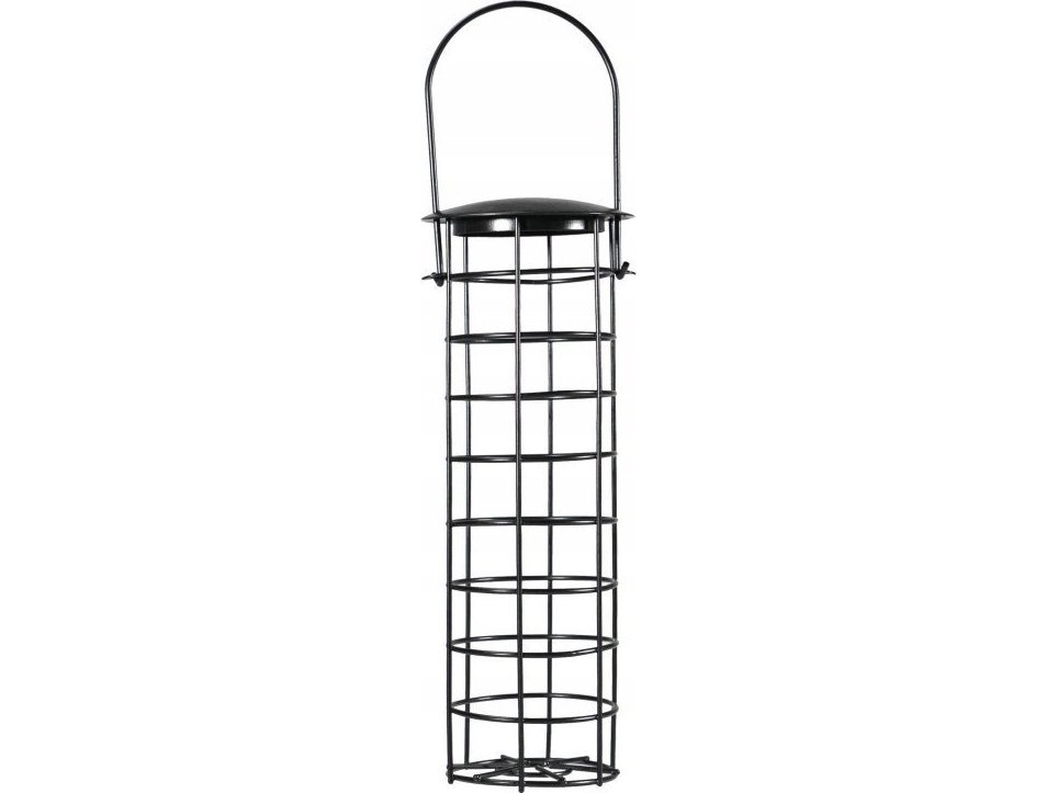 Fågelmatare, metall, hängande, 9x9x26cm | Sällskapsdjur - Dyr i haven - Vilda fåglar - Matare & automatiska matare, andra tillbehör | GameStuff