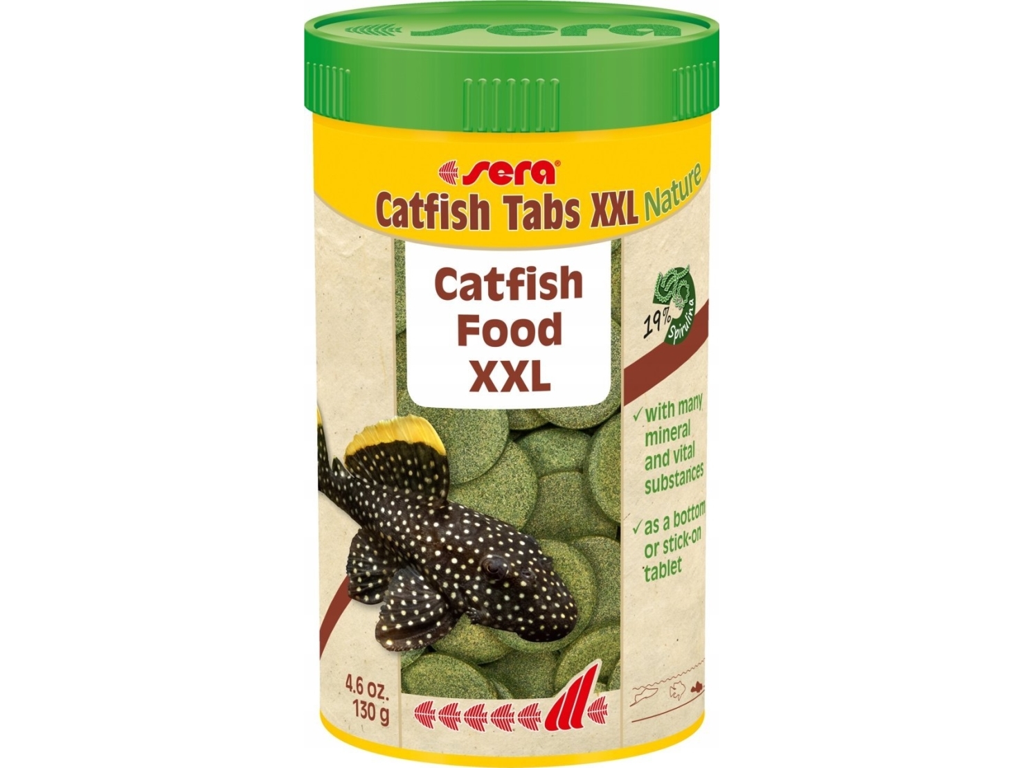 Catfish Tabs Nature XXL 1,000 ml, tabs - ruokaa särkikaloille ja monnille
