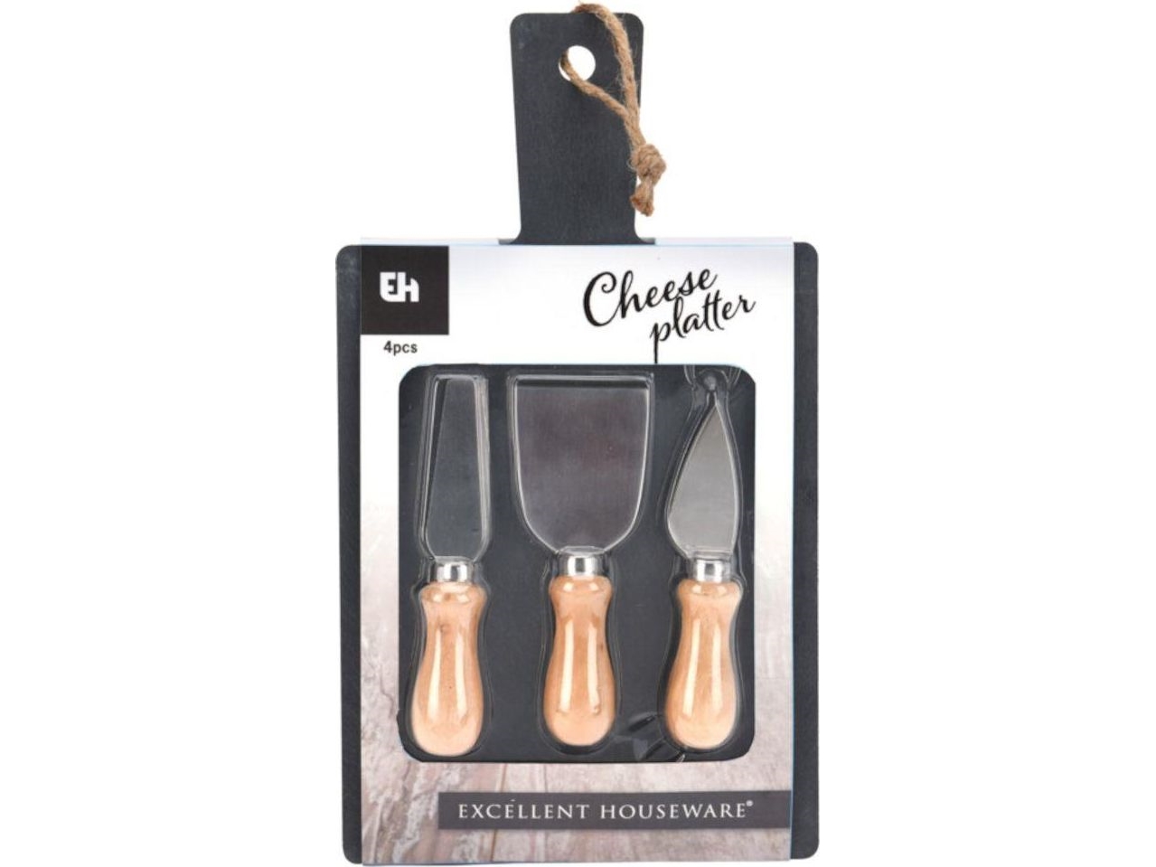 Excellent Houseware skärbräda med stenkniv | Bordssättning - Par - Plattor | GameStuff