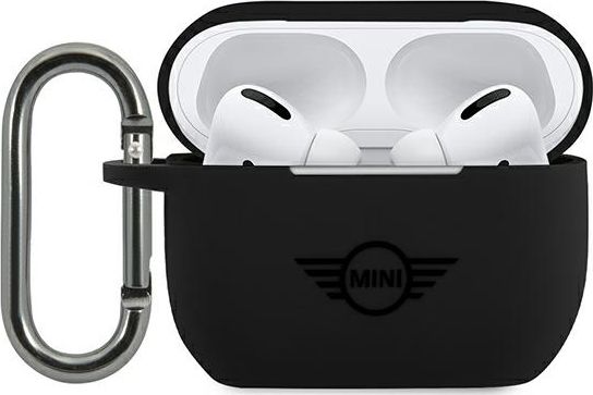Mini Morris Mini Miacapsltbk Airpods Pro Dėklas Ausinėms Juodos Spalvos Silikoninis Collection