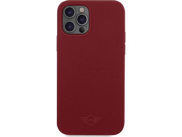 Mini Morris Mini Mihcp12lsltre Apple Iphone 12 Pro Max 6,7" Raudona/Red Tvirtas Silikoninis Dėklas