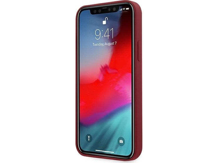 Mini Morris Mini Mihcp12msltre Apple Iphone 12/12 Pro 6,1" Raudona/Red Tvirtas Silikoninis Dėklas