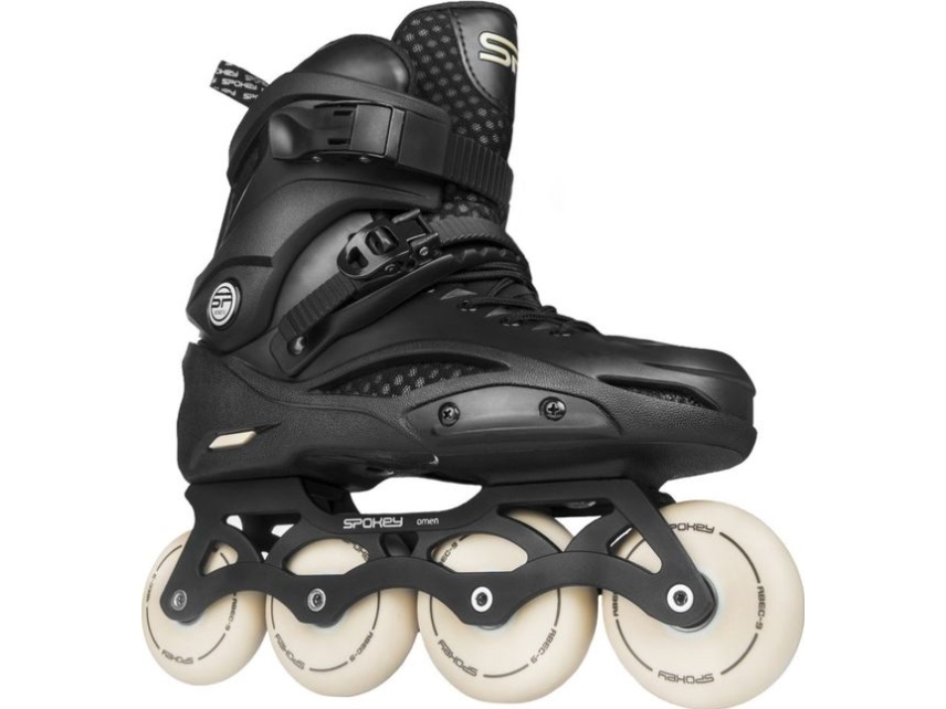 Riedučiai Spokey Freespo aggressive adjustable juoda dydis 44-45
