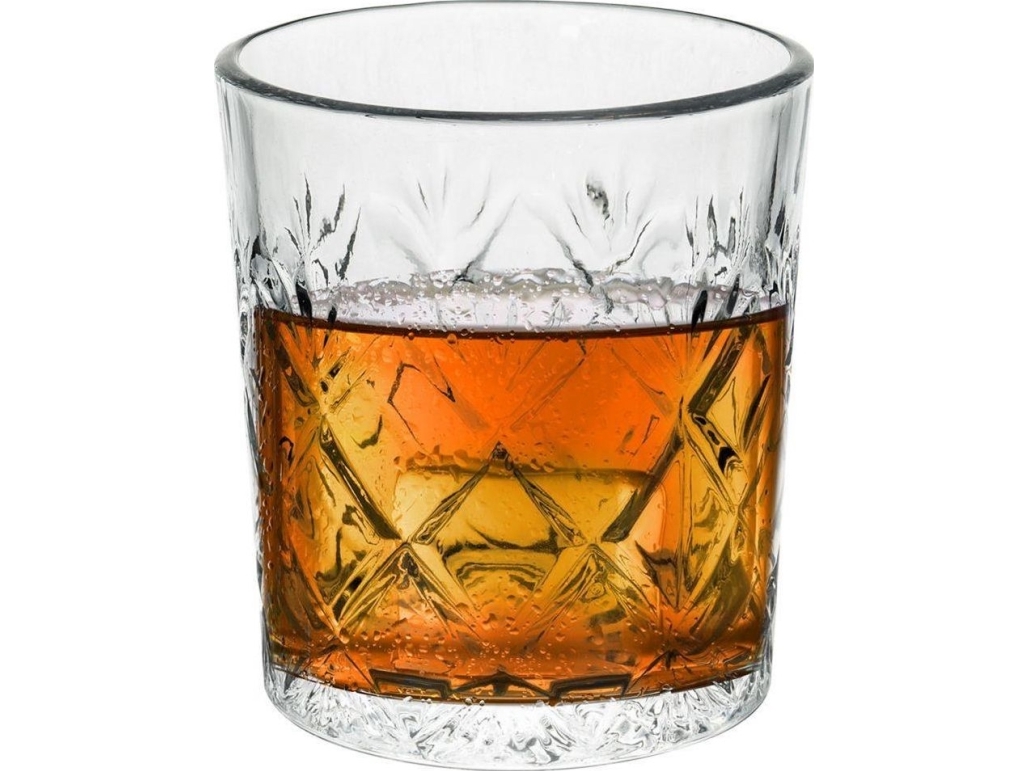 Excellent Houseware Raižyto stiklo stiklinės 4vnt, 230ml