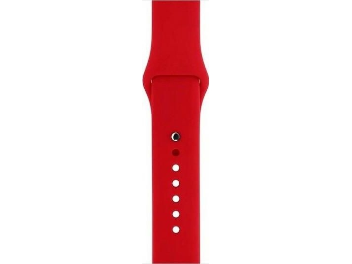 Mercury Mercury pasek Silicon Apple Watch 44mm czerwony/red | Sport & Träning - Tillbehör - Smartklockor | GameStuff