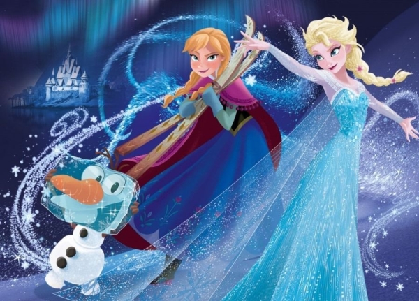 Maxi Dobbeltsidet Puslespil Med 35 Brikker Frozen: Ice Age 66711 Lisciani