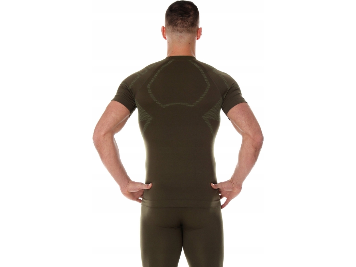 Brubeck Ss13000 Koszulka Męska Ranger Protect Khaki Xxl