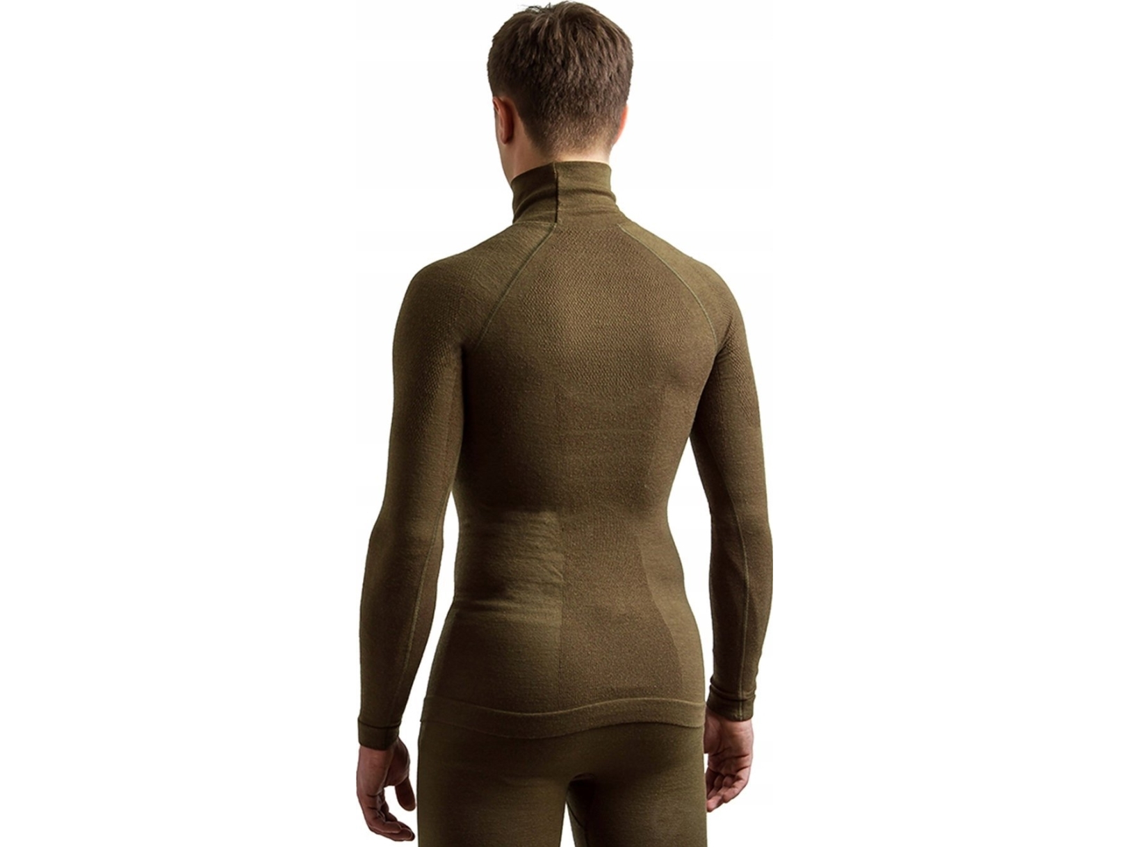 Brubeck Ls14200 Bluza Męska Ranger Wool Khaki Xxl