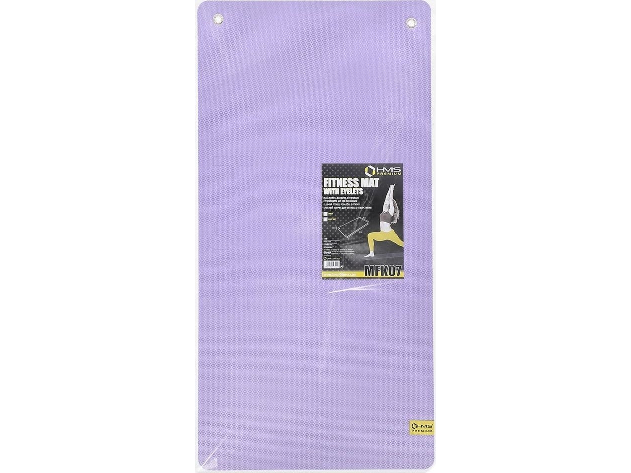 HMS PREMIUM MFK07 VIOLET-BLACK CLUB FITNESS MAT WITH HOLES 120 * 60CM EVA 15MM HMS PREMIUM