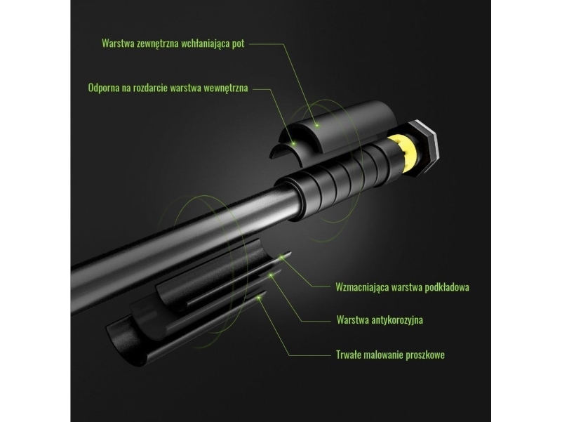 Förlängningsstång 90 - 130 cm HMS Premium DD201 | N - A | GameStuff