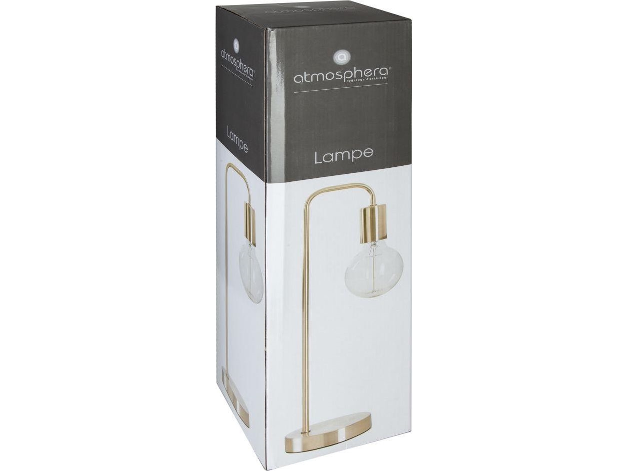 Atmosphera Lamp Stalinis šviestuvas KELI, metalinis, aukso spalvos, 46 cm