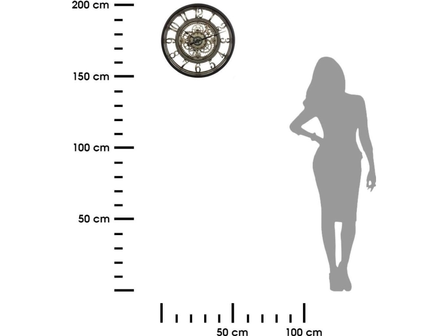 Atmosphera Meca seinäkello 51 cm