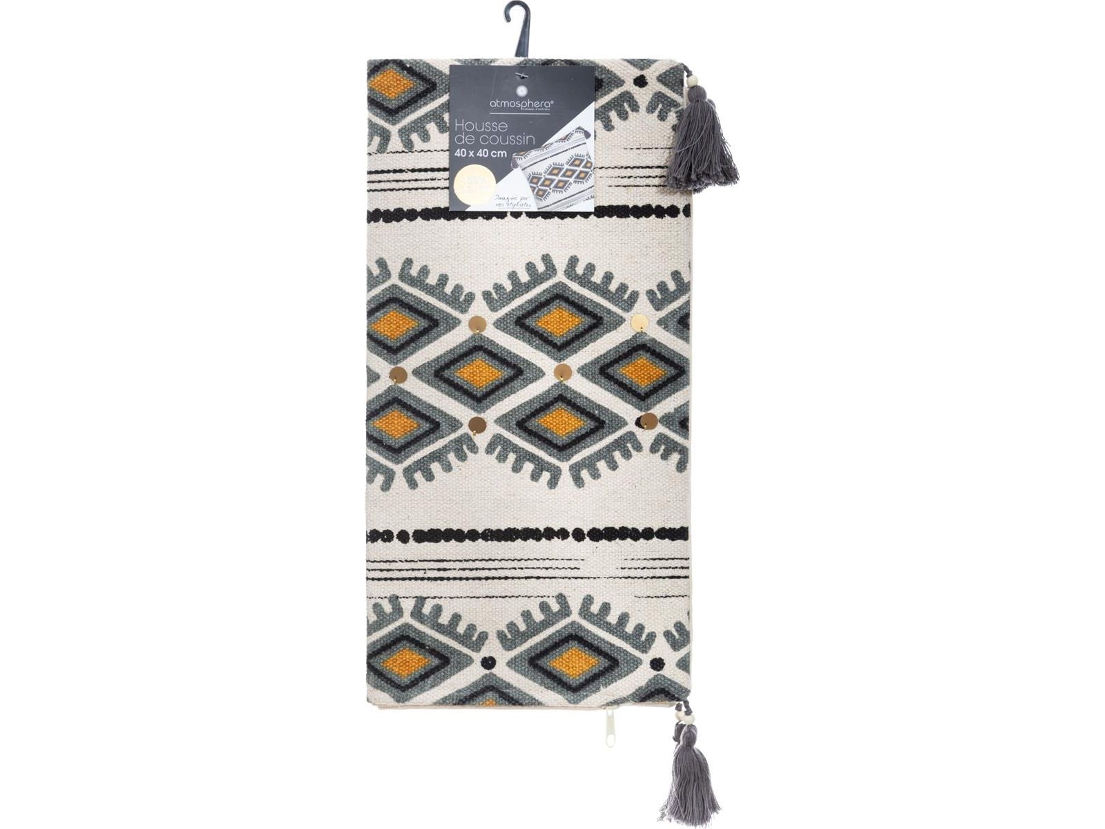 Atmosphera Puuvillatyynynpäällinen Aztec 40x40 cm