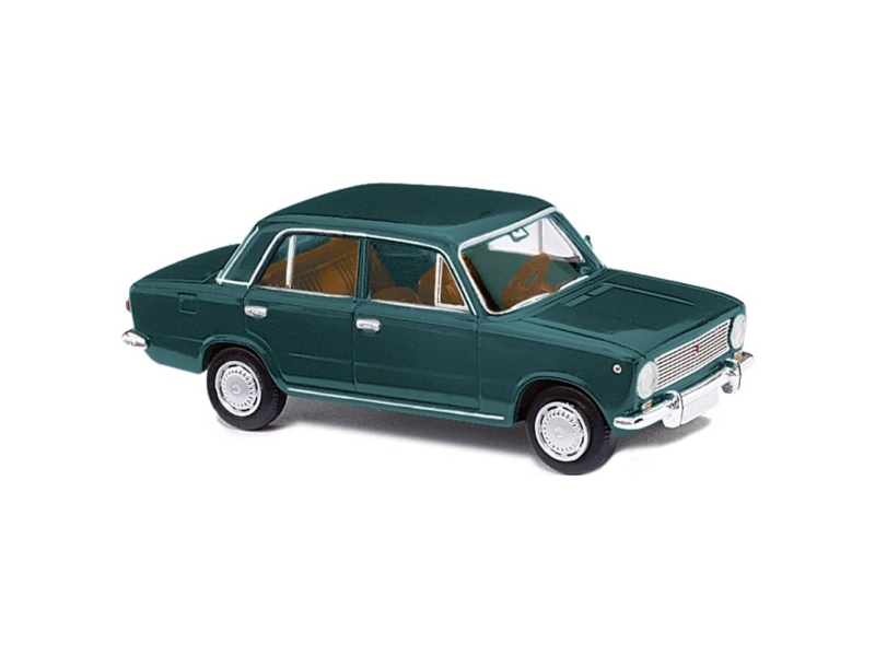 Busch 50109 H0 Personbil model Lada 1200 / Shiguli 2101, mørkegrøn