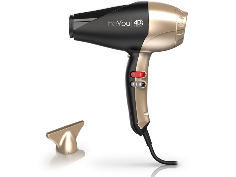 Gama Ga.Ma Beyou 4D Therapy Ultra Ozone Ion 2400 Watt Sort/Guld Tørretumbler