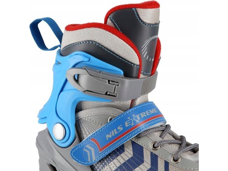 Nils Extreme NH18192 rullaluistimet vaihdettavalla luistimella säädettävä harmaa r. 34-38