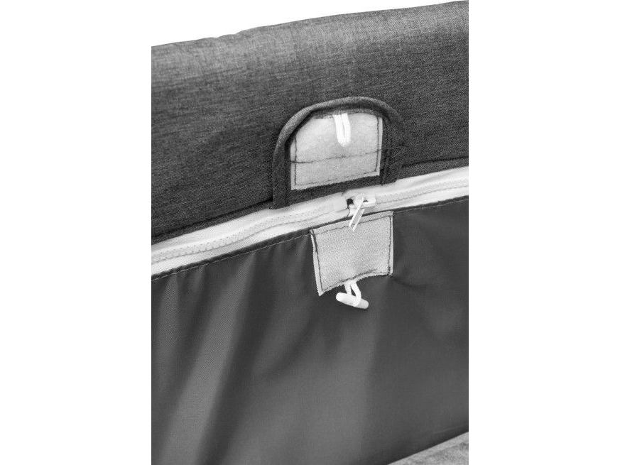 Caretero BASIC PLUS rejseseng/legesæt med tremmeseng + taske - grafit