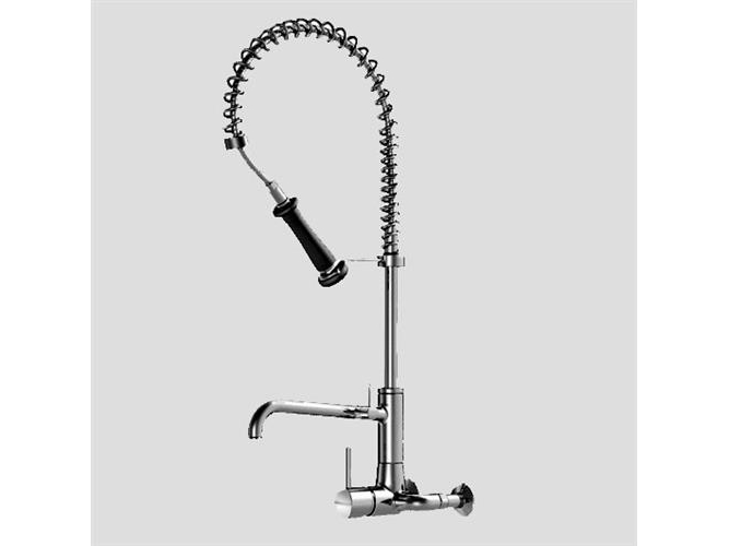 KWC Storkøkkenarmatur - Med forbruser. 1 greb, 2 huls. Vægmonteret | VVS Artiklar - Kök - Köksblandare | GameStuff